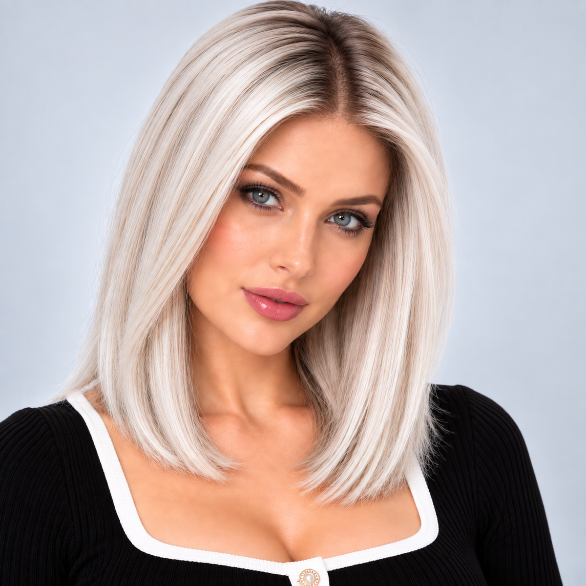 Zora – 10” Virgin Human Hair Swiss Lace Front Wig