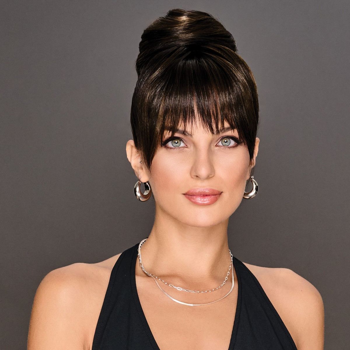 Trendy Fringe & Bun