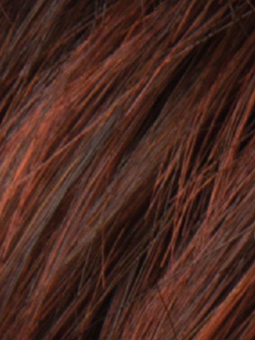 AUBURN ROOTED 33.130.2 | Dark Auburn, Bright Copper Red, and Warm Medium Brown blend with Dark Roots
