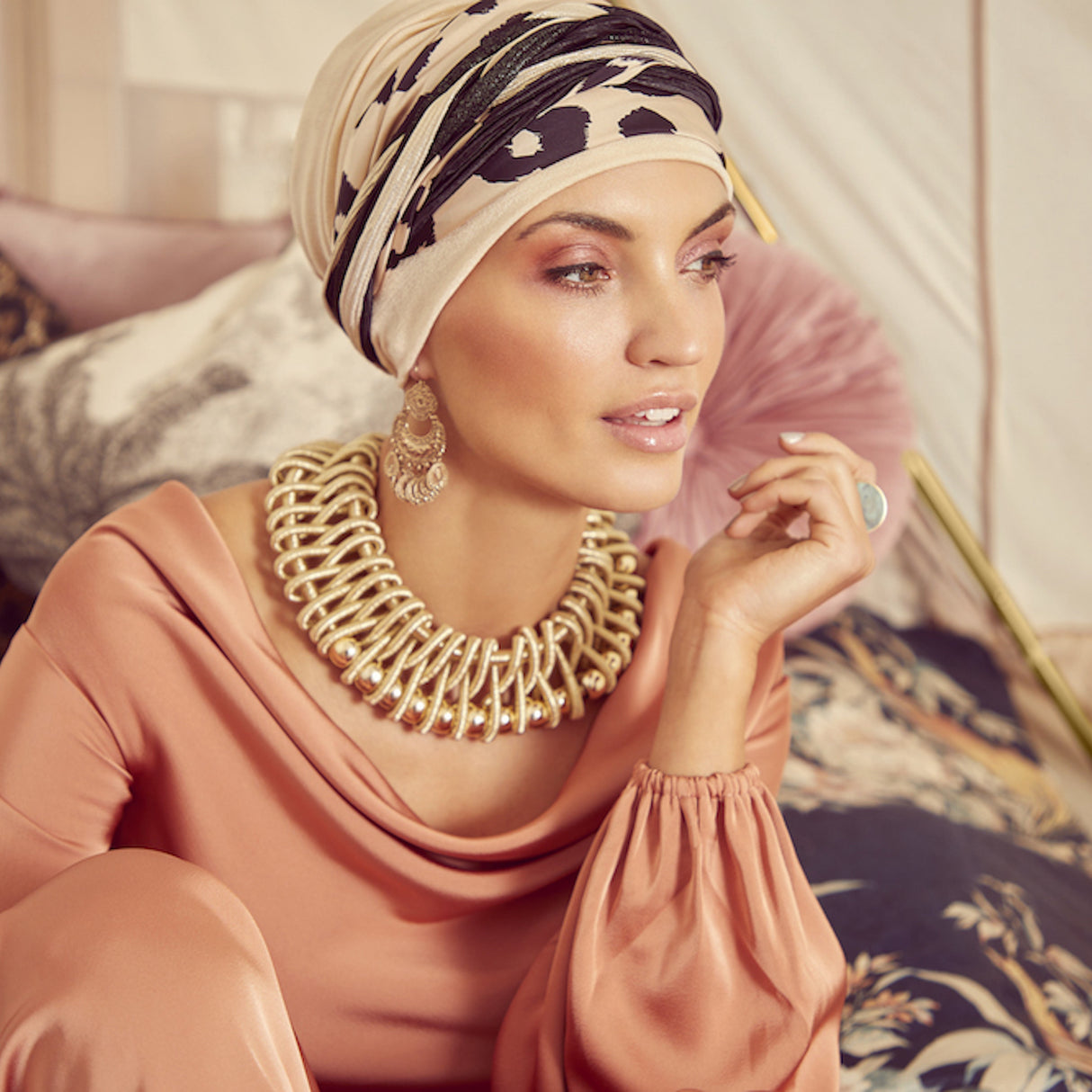 Scarlett Boho Turban Set 3032