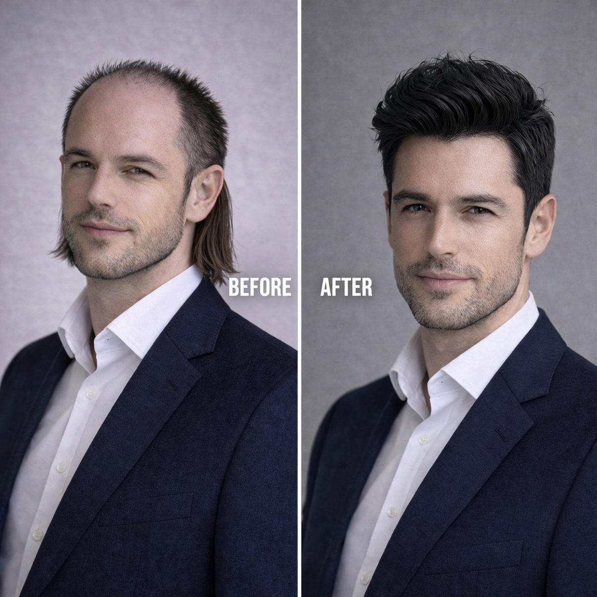 Toupees/Hairpiece, WNE-101, Full French Lace, 100 % High Quality Remy Human Hair for Men, Base Size = 8"X10"