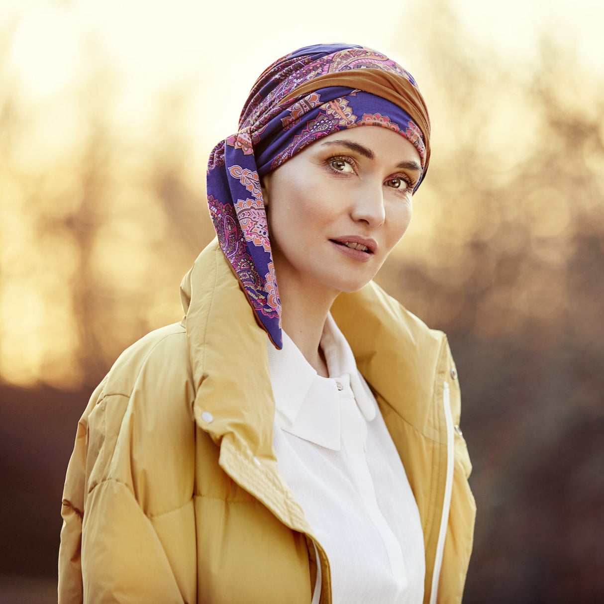 Beatrice Turban With Ribbons