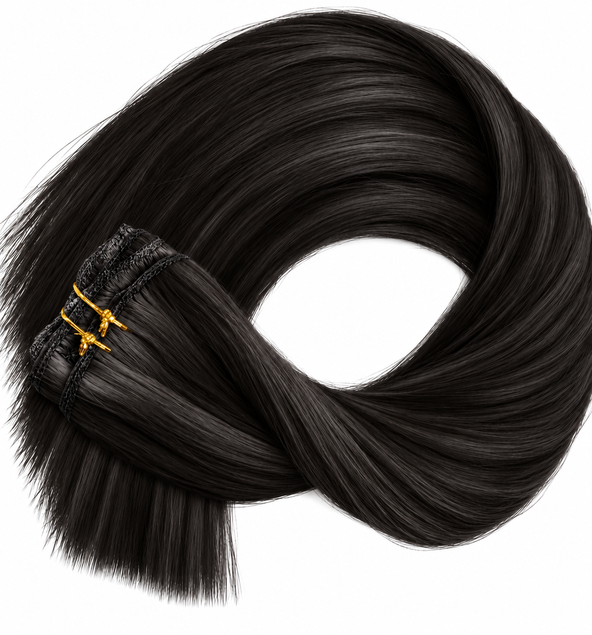 20" Clip-In Human Hair Extensions – Grade 8A Virgin Human Hair