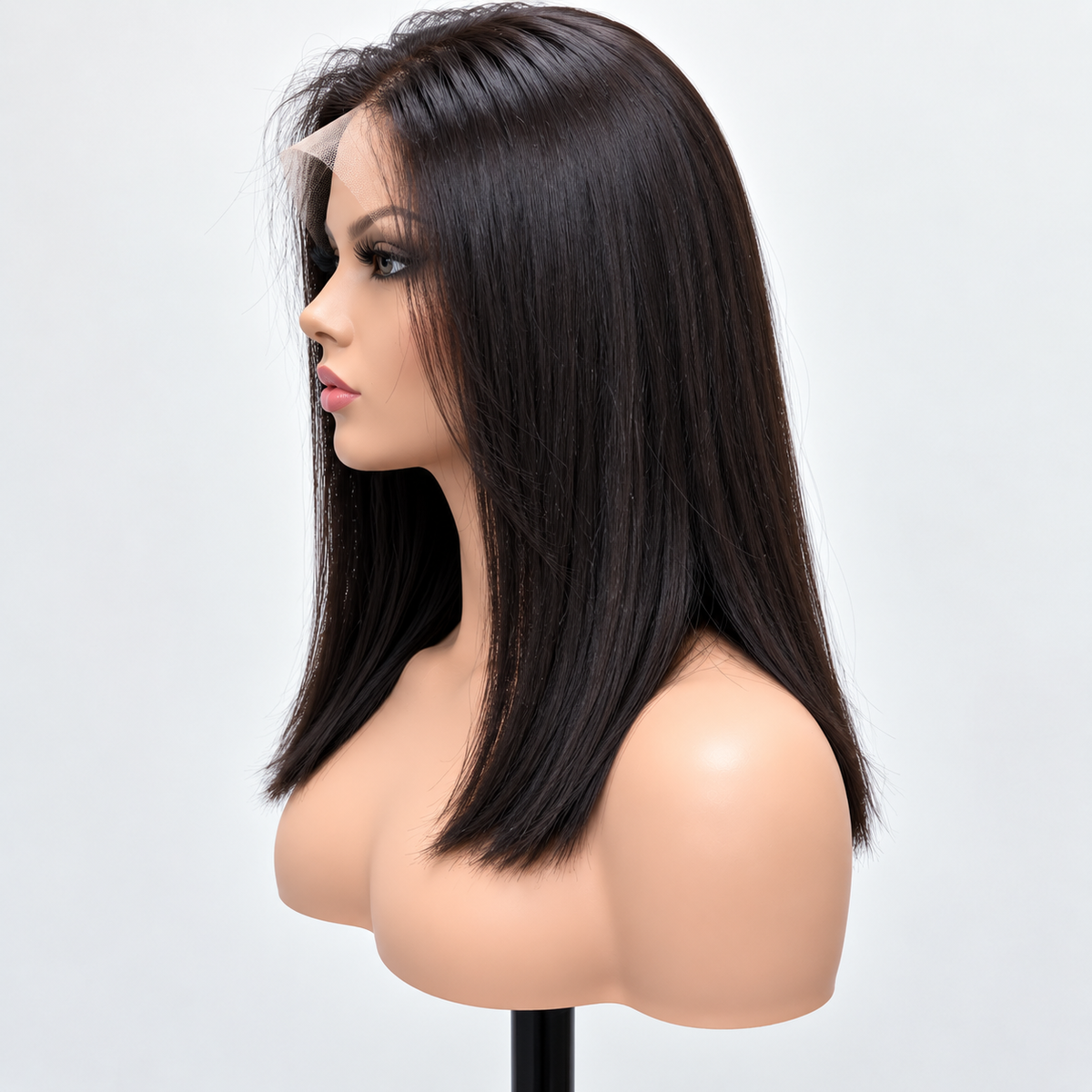 SENSATION – 12” Virgin Human Hair Swiss Lace Front Wig