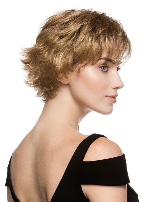 DATE by ELLEN WILLE in GINGER ROOTED 31.14.20 | Light Reddish Auburn with Medium Ash Blonde, Light Strawberry Blonde Blend with Shaded Roots