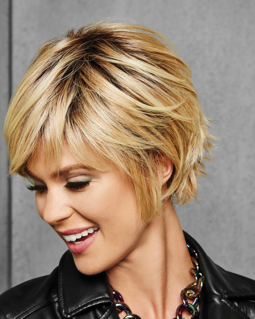 Textured Fringe Bob Wig