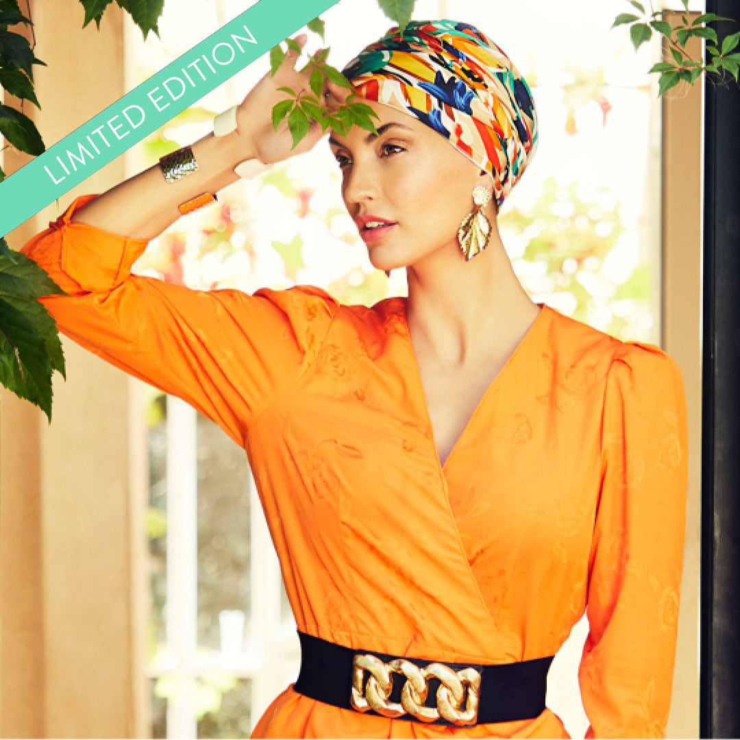 Sapphire Boho Printed Turban 3026