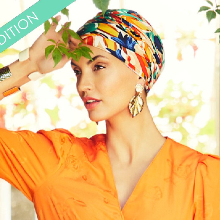Sapphire Boho Printed Turban Set 3022