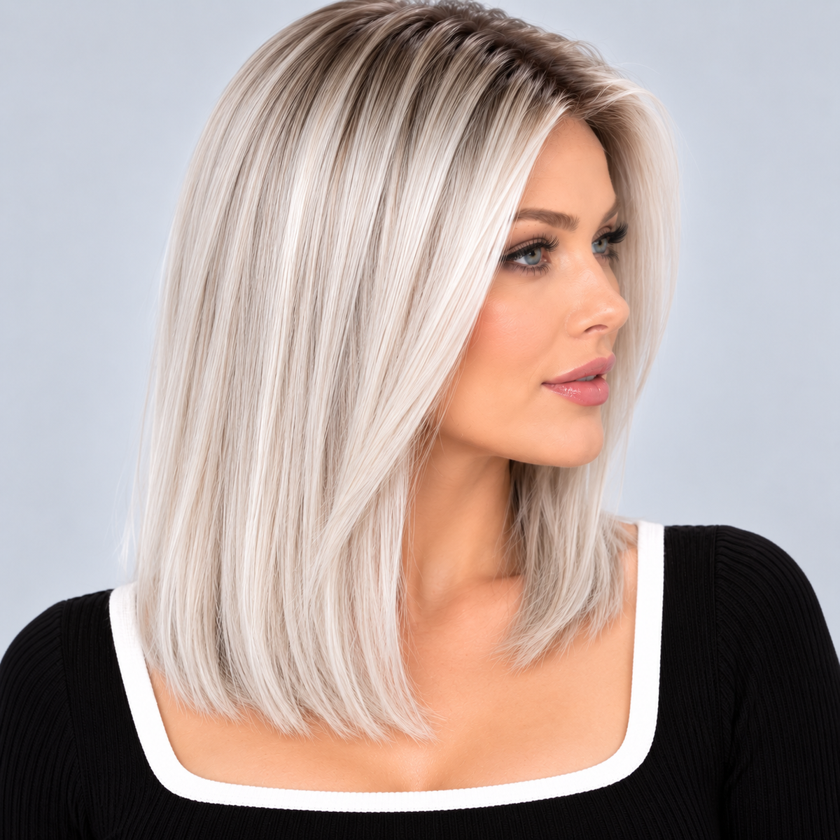 Zora – 10” Virgin Human Hair Swiss Lace Front Wig
