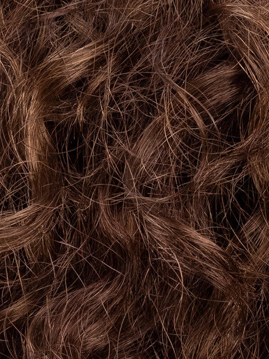 CHOCOLATE ROOTED 6.830 | Medium to Dark Brown base with Light Reddish Brown Highlights and Dark Roots