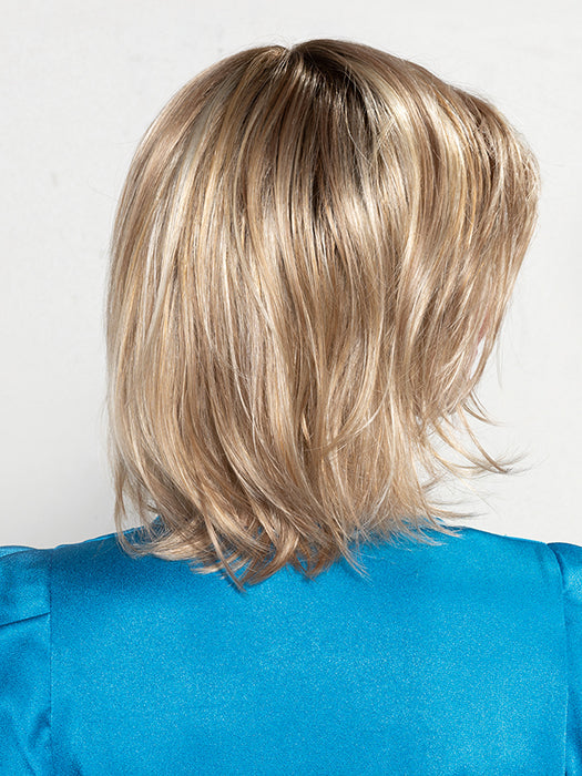 LONDON by ELLEN WILLE in SAHARA BEIGE SHADED 26.16.19 | Medium Blonde and Light Honey Blonde blend with Light Golden Blonde and Shaded Roots