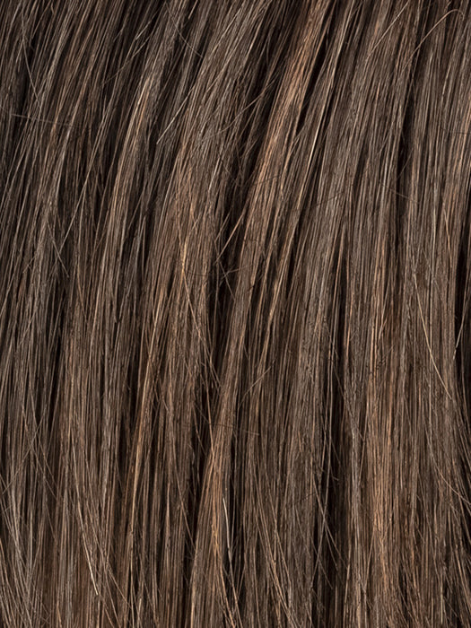 DARK CHOCOLATE ROOTED 4.33.2 | Dark Brown, Dark Auburn, and Black/Dark Brown Blend with Dark Shaded Roots