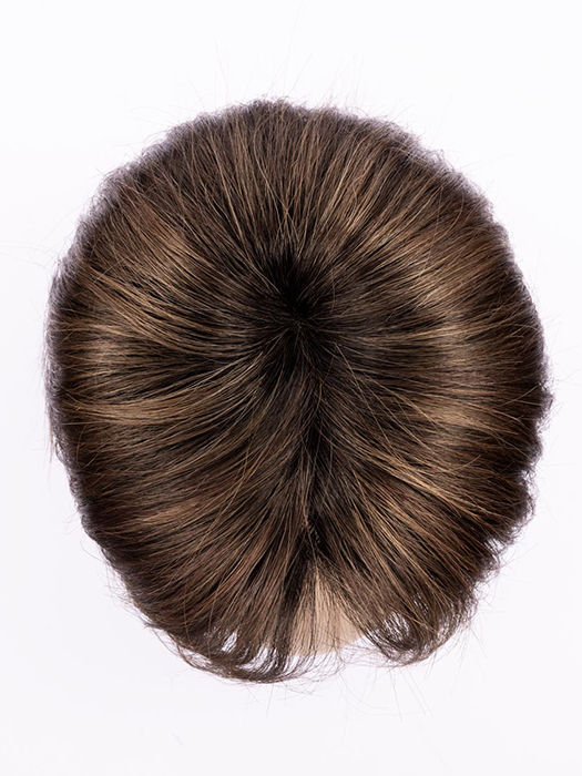 HOT MOCCA ROOTED 830.27.33 | Medium Brown, Light Auburn, Dark Strawberry Blonde, and Dark Auburn Blend with Dark Shaded Roots