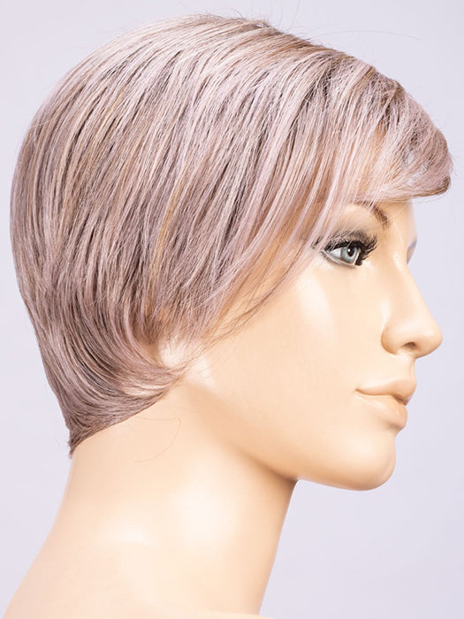 LAVENDER ROOTED | Medium Dark Brown Root, Blended into a Light Silver Smoke Tones, Blended with Various Shades of Purple with Dark Roots