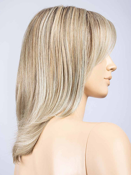 PASTEL-MINT-SHADED | Medium Ash Blonde, Medium Golden Blonde, and Pastel Mint blend with dark shaded roots