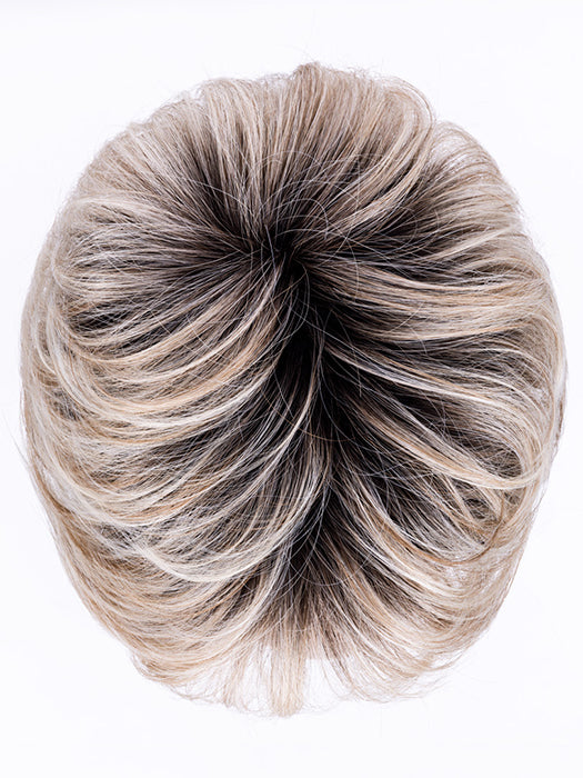 CHAMPAGNE ROOTED 22.25.20 | Light Neutral Blonde, Lightest Golden Blonde, and Light Strawberry Blonde Blend with Shaded Roots