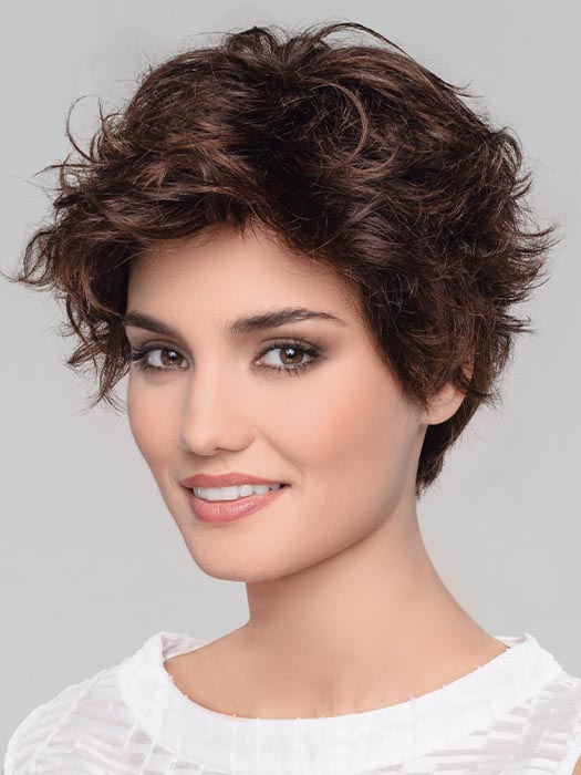 MONDO by ELLEN WILLE in DARK CHOCOLATE MIX 4.30.6 | Darkest Brown, Light Auburn and Dark Brown Blend