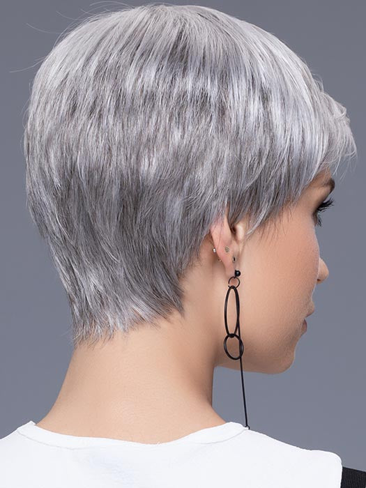 SNOW-MIX | Pure Silver White with 10% Medium Brown & Silver White with 5% Light Brown blend