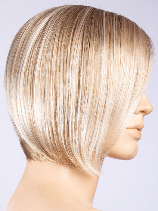 CHAMPAGNE ROOTED 23.24.16 | Light Beige Blonde, Medium Honey Blonde, and Platinum Blonde Blend with Dark Roots