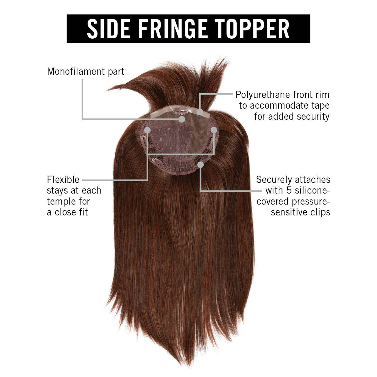 Side Fringe Topper TOH