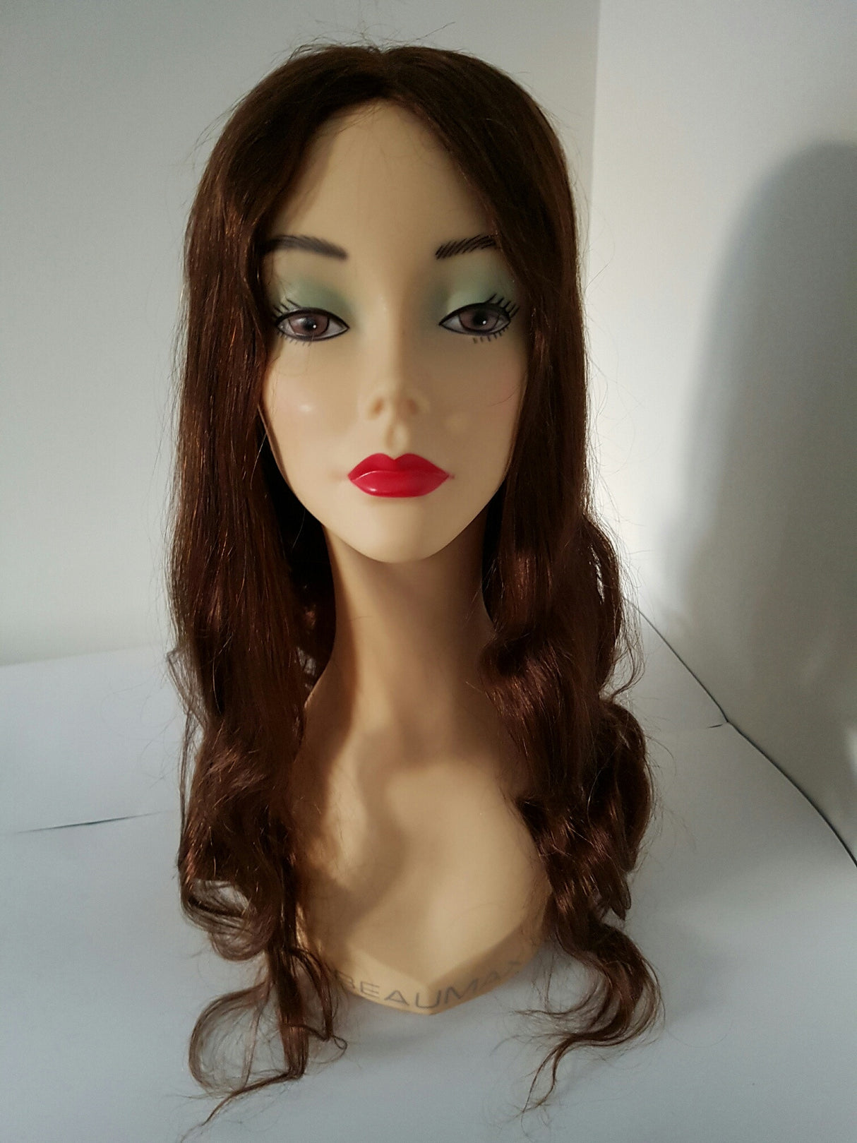 SilkTop GlueLess Wig, Colour Light Brown (# 4).  BodyWave   24" (Inches)