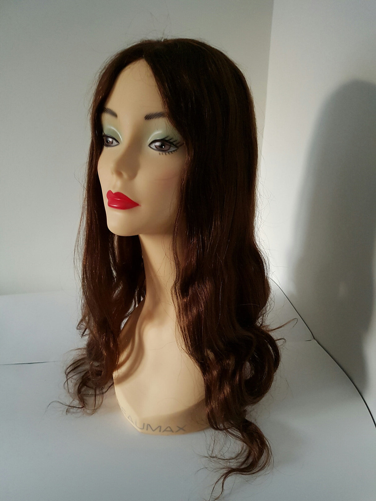 SilkTop GlueLess Wig, Colour Light Brown (# 4).  BodyWave   24" (Inches)