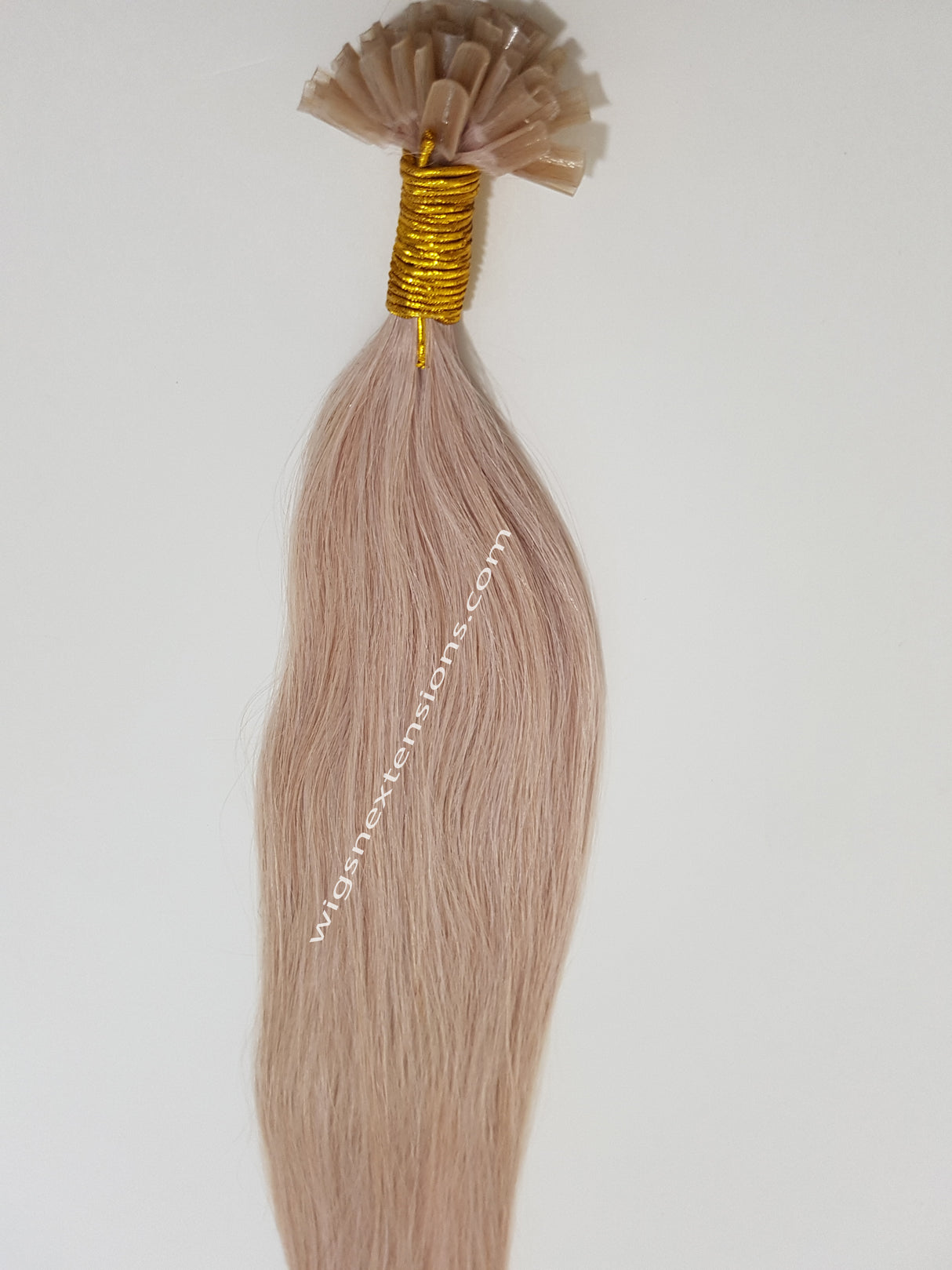 Nail/U Tip Hair Extensions Colour #60  High Grade   24 Inches