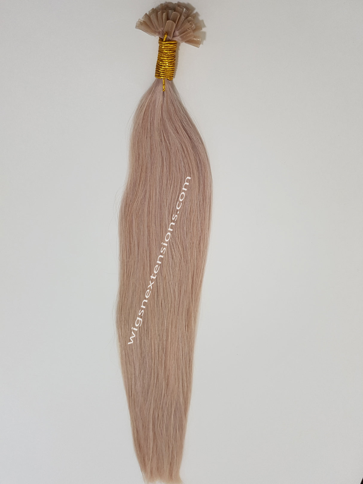 Nail/U Tip Hair Extensions Colour #60  High Grade   24 Inches