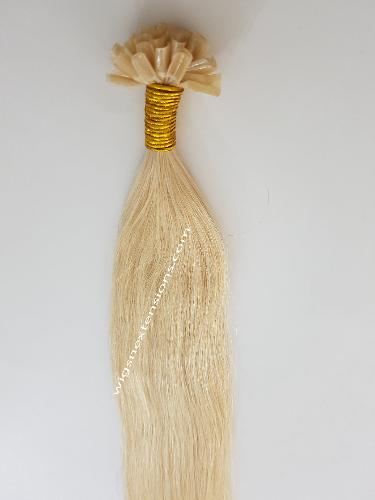 Nail/U Tip Hair Extensions Colour #613 Bleach Blonde  High Grade 24 Inches