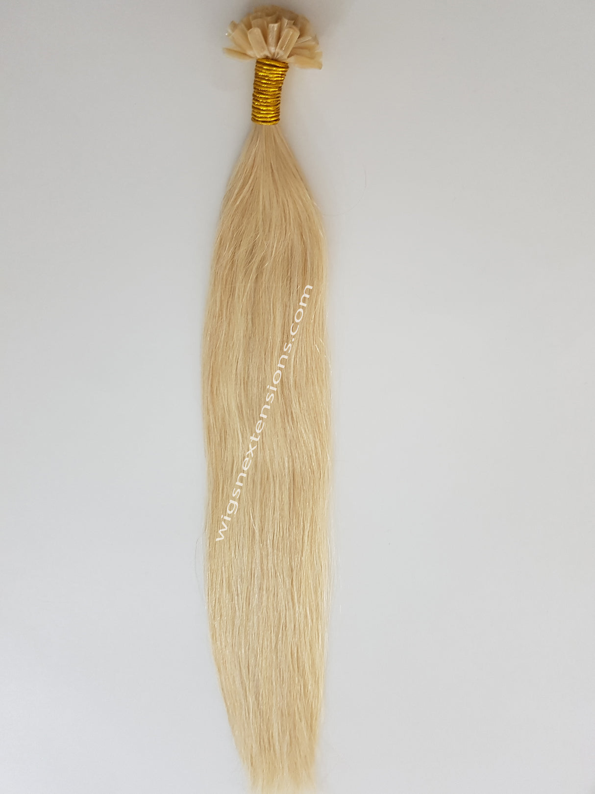 Nail/U Tip Hair Extensions Colour #613 Bleach Blonde  High Grade 24 Inches