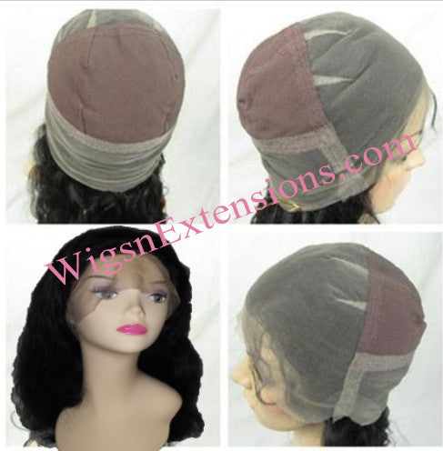 Full (Swiss) Lace Wig BodyWave Natural Black  (1B )