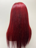 Lace Front-Lace Wig, 16 Inches Straight Hair Medium Head Size Glue Less