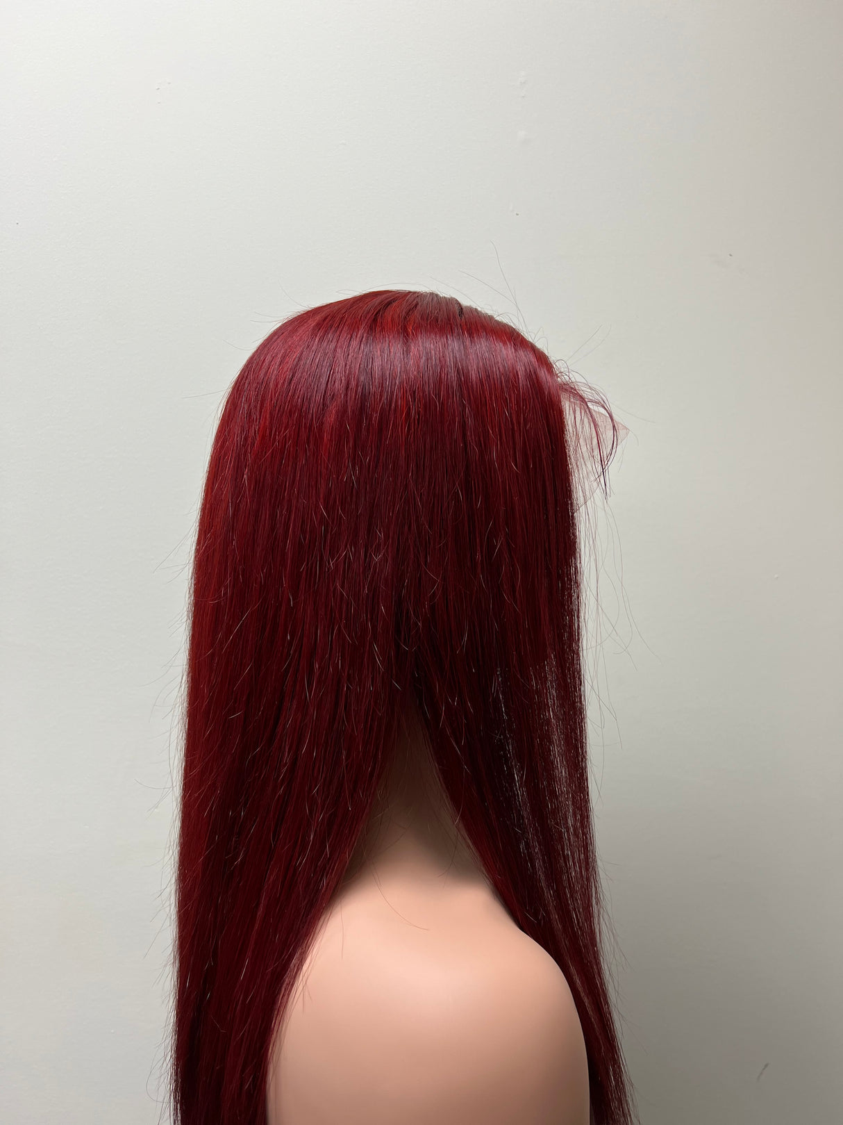 Lace Front-Lace Wig, 16 Inches Straight Hair Medium Head Size Glue Less
