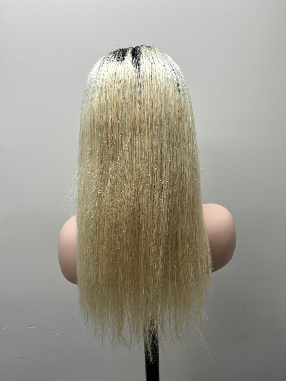 Lace Front-(swiss) lace Wig, 14 inches straight hair medium head size Glue Less