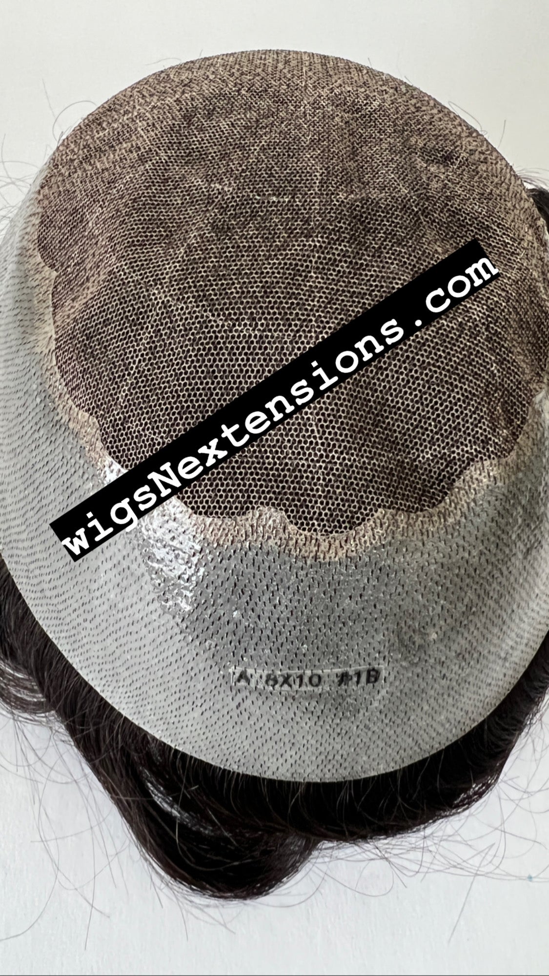 Hairpiece, WNE-902, French Lace ( Q6 ) with clear thin skin , 100 % High Quality Remy Human Hair for Men