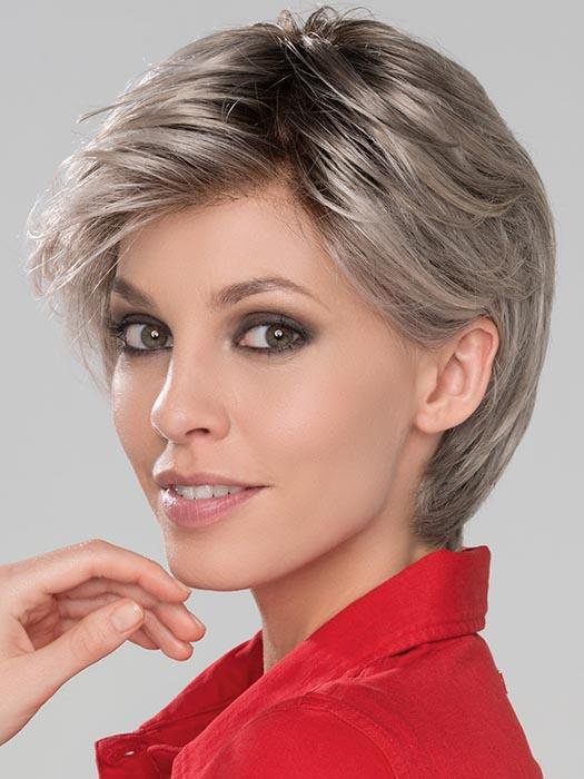 CITTA MONO by ELLEN WILLE in SILVER ROOTED 56.60.101 | Lightest Brown Blended with Grey and Pearl White with Pearl Platinum and Shaded Roots