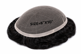 Toupees/Hairpiece,WNE-101A,Full French Lace,100 %  High Quality Remy, Low Density Human Hair for Men, Base Size = 8"X10"