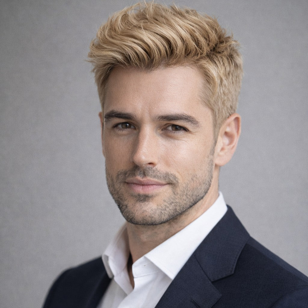 Toupees/Hairpiece, WNE-101C, FINE WELDED MONO LACE,100 % High Quality Medium Density Remy Human Hair for Men, Base Size = 8"X10"