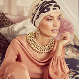 Scarlett Boho Printed Turban Set 3031