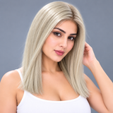 VALERY – 14”  Virgin Human Hair Swiss Lace Front Wig