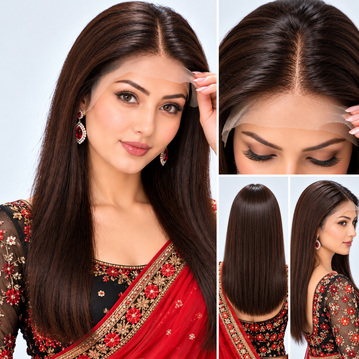 CASSIS – 12” Virgin Human Hair Swiss Lace Front Wig