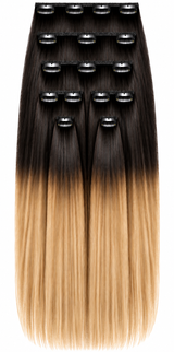 16" Clip-In Human Hair Extensions – Grade 8A Virgin Human Hair,  Weight=120 GRAMS