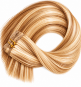 20" Clip-In Human Hair Extensions – Grade 8A Virgin Human Hair, Weight=100 GRAMS