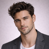 Toupees/Hairpiece, WNE501C, MONO, 100 % High Quality Remy Human Hair for Men Size(8"x10")