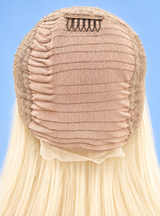 PAULA – 18” Human Hair Swiss Lace Front Wig