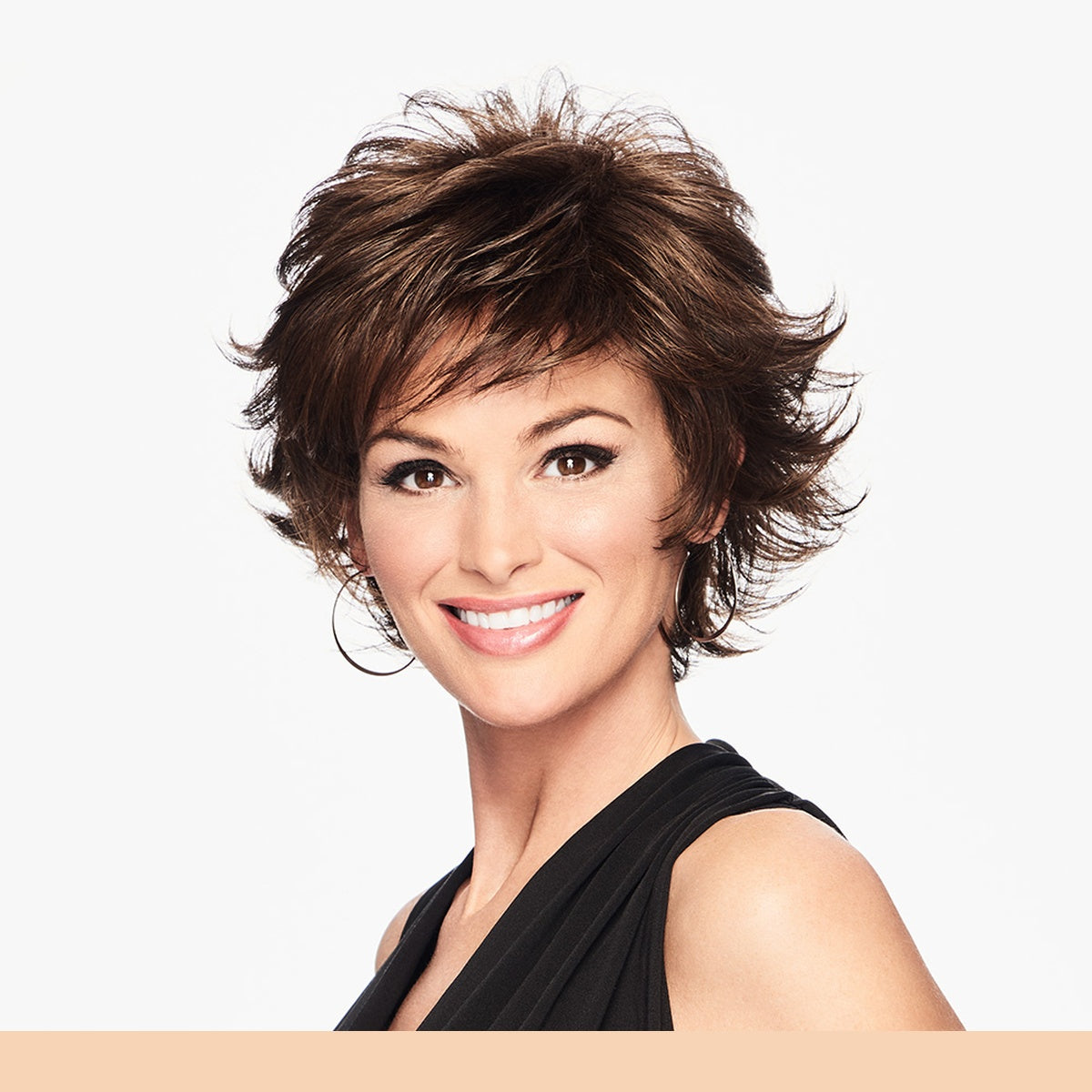 Textured Flip Wig