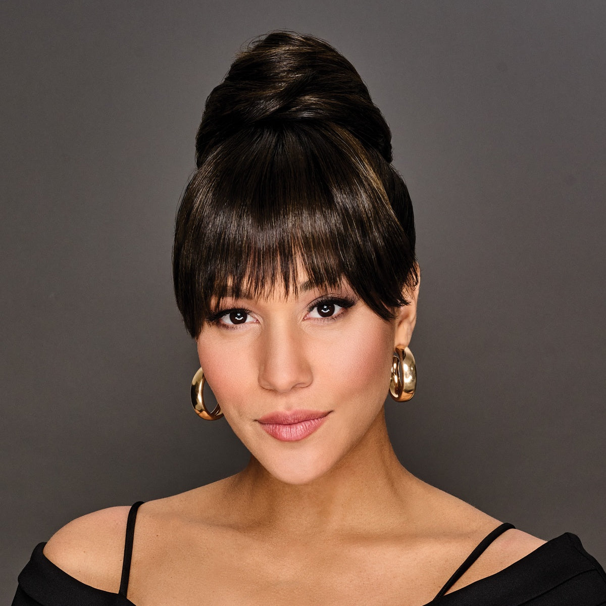 Trendy Fringe & Bun