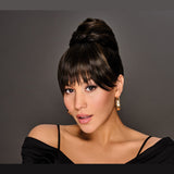 Trendy Fringe & Bun