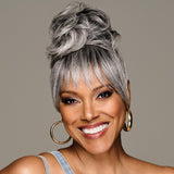 Sleek Style Bun And Bang