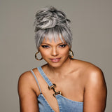 Sleek Style Bun And Bang